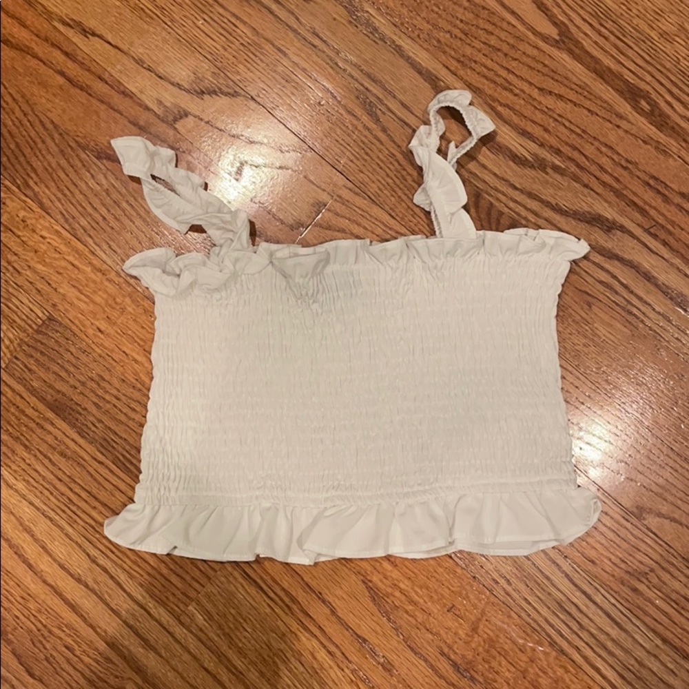 Ruffle tube top